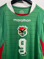 Bolivia 2008/10 - Home - Moreno #9 *MATCH WORN*