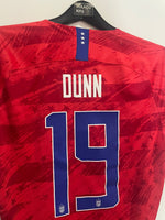 USA Womens 2019 World Cup - Away - Dunn #19