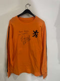 Netherlands 1974 World Cup Retro - Home - Cruyff #14 *AUTOGRAPHED*