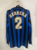 Atalanta 1995/96 - Home - Long Sleeve - Herrera #2 *MATCH ISSUE*