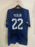 USA 2022 World Cup - Away - Yedlin #22 *AUTOGRAPHED*
