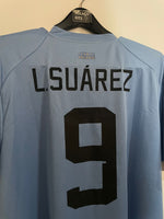 Uruguay 2022 World Cup - Home - L. Suarez #9 *PLAYER ISSUE*