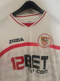 Sevilla 2010/11 - Home - Long Sleeve - M. Caceres #4 *MATCH ISSUE*
