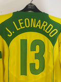 Brazil 2005 U20 World Cup - Home - Long Sleeve - J. Leonardo #13 *MATCH ISSUE*