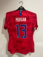 USA Womens 2019 World Cup - Away - Morgan #13 *PLAYER ISSUE*