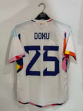 Belgium 2022 World Cup - Away - Doku #25 *BNWT*