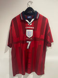 England 1998 World Cup - Away - Beckham #7