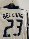LA Galaxy 2008/09 - Home - Long Sleeve - Beckham #23
