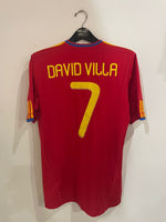 Spain 2010 World Cup - Home - David Villa #7