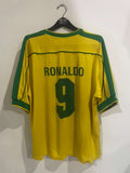 Brazil 1998 World Cup - Home - Ronaldo #9