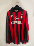 AC Milan 1994/96 - Home - Long Sleeve - #7 *MATCH ISSUE*