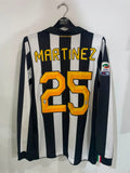 Juventus 2010/11 - Home - Long Sleeve - Martinez #25 *MATCH WORN*