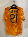 Netherlands 2022 World Cup - Home - F. De Jong #21