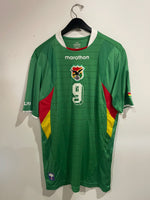 Bolivia 2008/10 - Home - Moreno #9 *MATCH WORN*