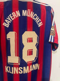 Bayern Munich 1995/96 - Home - Klinsmann #18 *MATCH ISSUE*
