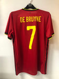 Belgium 2020 Euro Cup - Home - De Bruyne #7