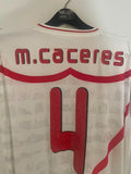 Sevilla 2010/11 - Home - Long Sleeve - M. Caceres #4 *MATCH ISSUE*