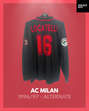 AC Milan 1996/97 - Alternate - Long Sleeve - Locatelli #16 *MATCH ISSUE*