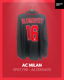 AC Milan 1997/98 - Alternate - Long Sleeve - Blomqvist #16 *MATCH ISSUE*