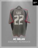 AC Milan 2003/04 - Alternate - Kaka #22