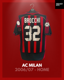 AC Milan 2006/07 UCL Home - Brocchi #32 *MATCH WORN*