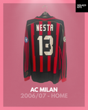 Milan 2006/07 - Home - Long Sleeve - Nesta #13