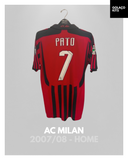 AC Milan 2007/08 - Home - Pato #7 *MATCH ISSUE*