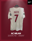 AC Milan 2009/10 - Away - Pato #7 *MATCH ISSUE*