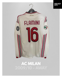 AC Milan 2009/10 - Away - Long Sleeve - Flamini #16 *MATCH ISSUE*