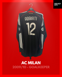 AC Milan 2009/10 - Goalkeeper - Long Sleeve - Abbiati #12 *MATCH ISSUE*