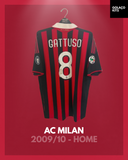 AC Milan 2009/10 - Home - Gattuso #8 *MATCH ISSUE*