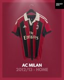 AC Milan 2012/13 - Home