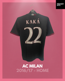 AC Milan 2016/17 - Home - Kaka #22 *BNWT*