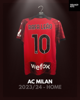 AC Milan 2023/24 - Home - Rafa Leão #10