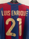 Barcelona 2002/03 - Home - Luis Enrique #21 *PLAYER ISSUE*