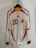 Spain 2006 World Cup - Away - Long Sleeve - #20 *PLAYER ISSUE*