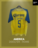 America 2003/04 - Home - D. Davino #5 *MATCH ISSUE*
