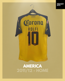 America 2011/12 - Home - Rolfi #10 *MATCH ISSUE* *AUTOGRAPHED*