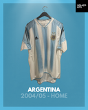 Argentina 2004/05 - Home