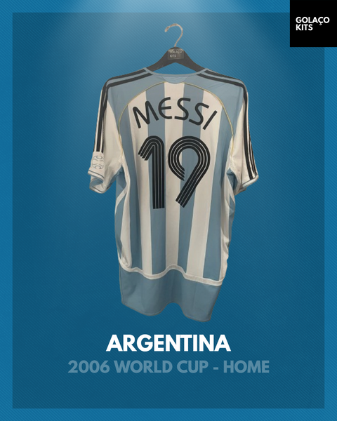 Argentina 2006 World Cup - Home - Messi #19