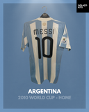 Argentina 2010 World Cup - Home - Messi #10