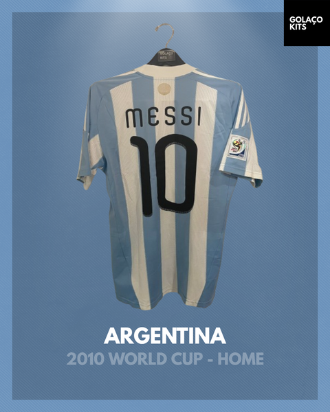 Argentina 2010 World Cup - Home - Messi #10