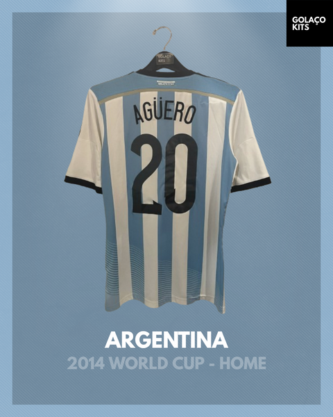 Argentina 2014 World Cup - Home - Aguero #20