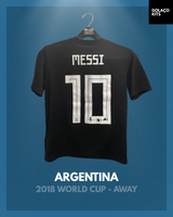 Argentina 2018 World Cup - Away - Messi #10