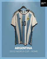 Argentina 2022 World Cup - Home - Messi #10