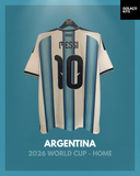 Argentina 2026 World Cup - Home - Messi #10 *BNWT*