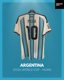 Argentina 2026 World Cup - Home - Messi #10 *PLAYER ISSUE* *BNWT*
