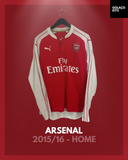 Arsenal 2015/16 - Home - Long Sleeve