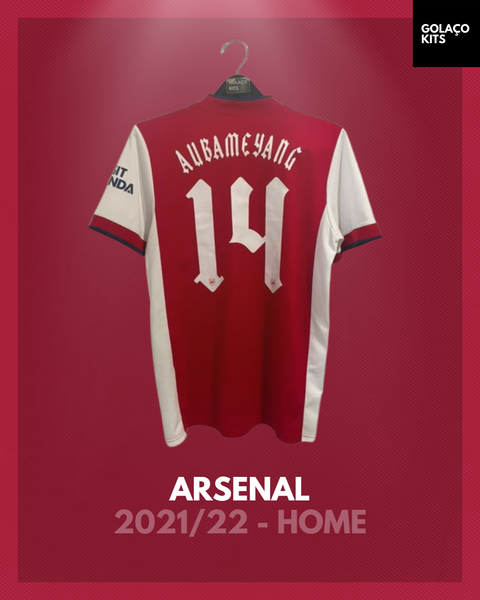 Arsenal 2021/22 - Home - Aubameyang #14