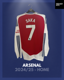 Arsenal 2024/25 - Home - Long Sleeve - Saka #7